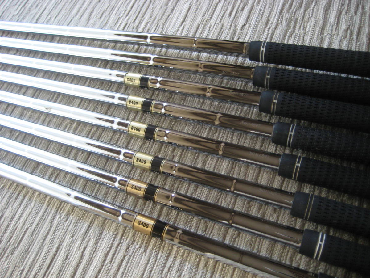 名器 テーラーメイド 300 Forged 3I~PW DG S400 三浦技研監修
