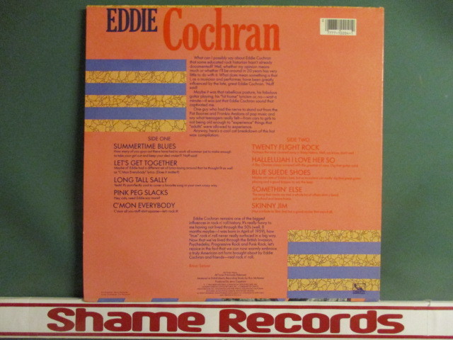 Eddie Cochran ： Great Hits LP (( C'mon Everybody / Somethin' Else / 50's Rock ロカビリー Rockabilly Rock A Billy_画像2