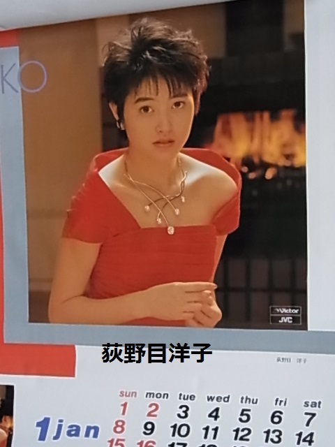ニュー アイドル 1989年 ポスターカレンダー 酒井法子 工藤静香 後藤 