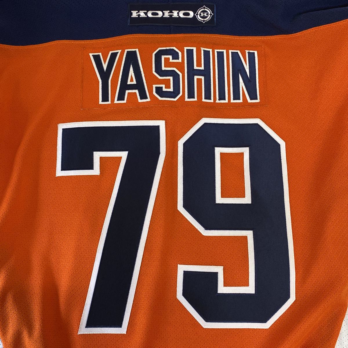 NHL KOHO アイス ホッケーシャツ ユニフォーム ゲームシャツ カナダ製 XXL 古着 NY ISLANDERS YASHIN 79