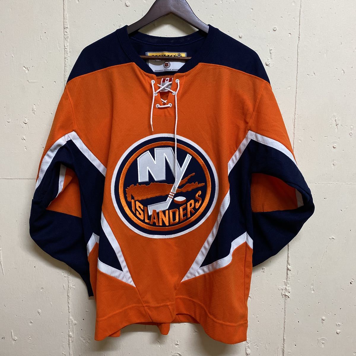 NHL KOHO NY ISLANDERS ホッケーシャツ カナダ製 M