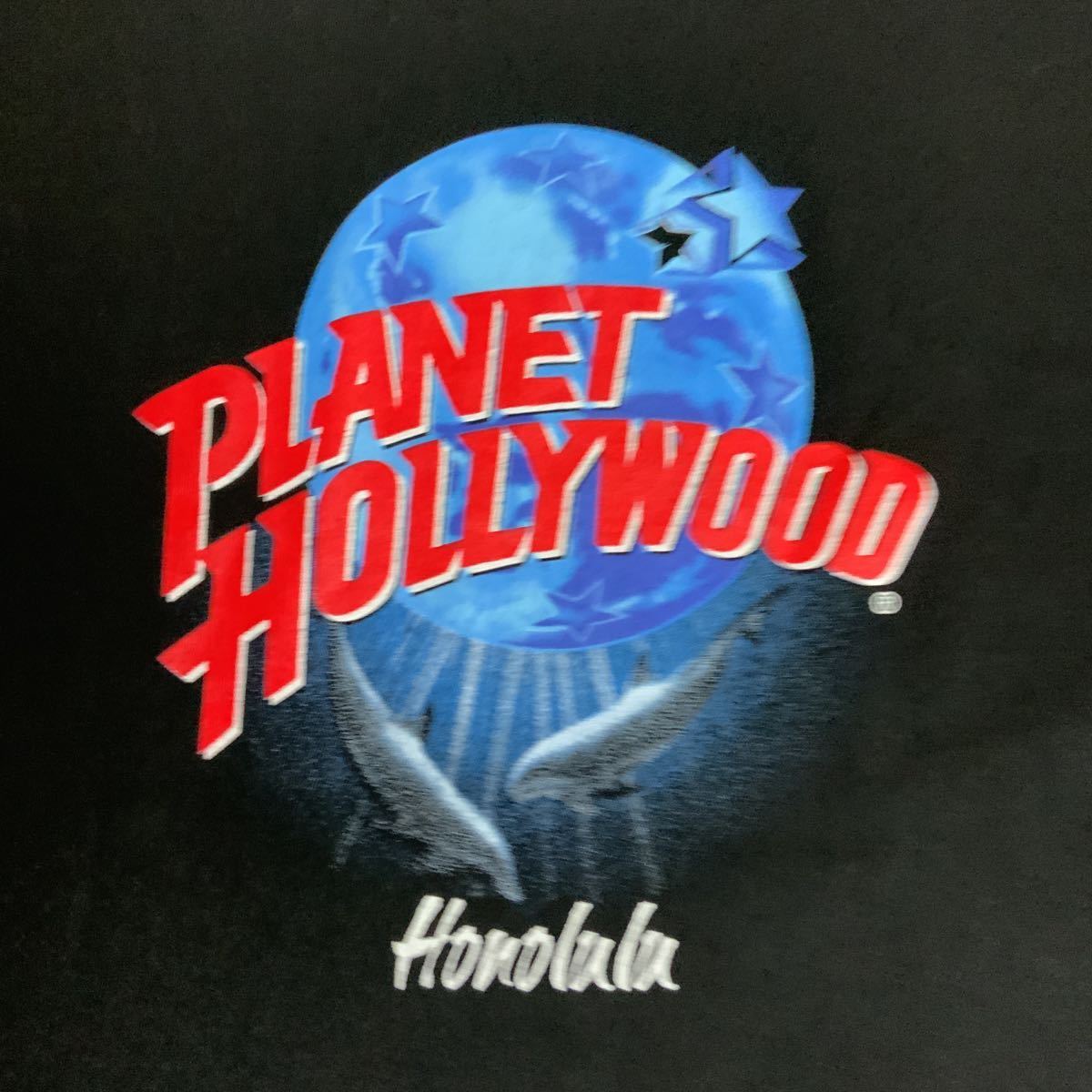 90s90年代PLANET HOLLYWOODUSA製 ロゴTシャツ 古着アメリカ製プラネットハリウッド