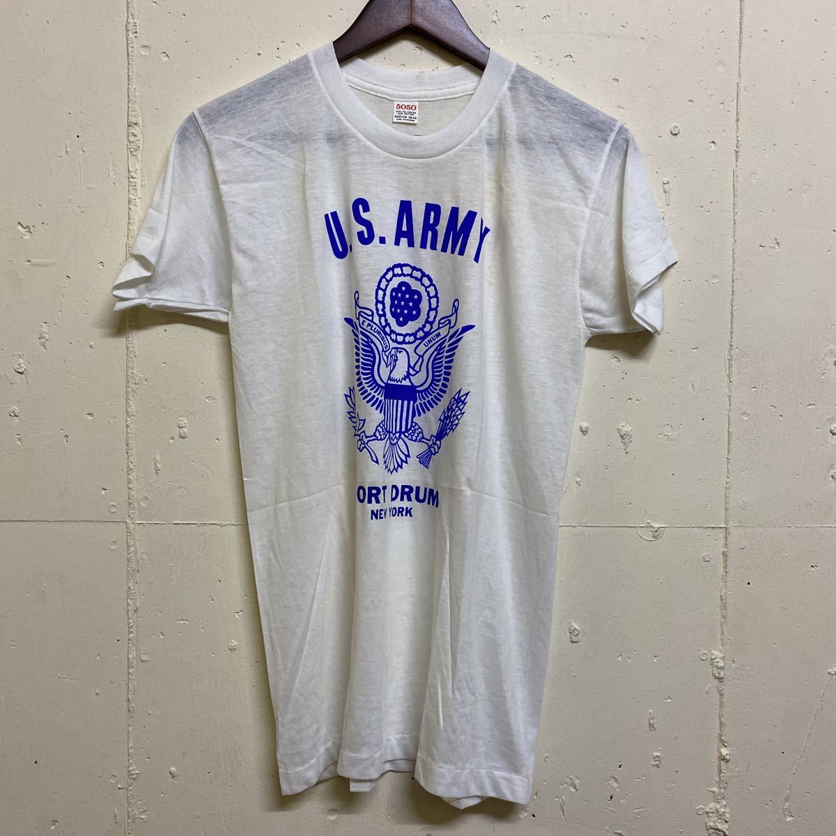 70s 70年代 U.S.ARMY 半袖 Tシャツ5050 M 古着_画像1