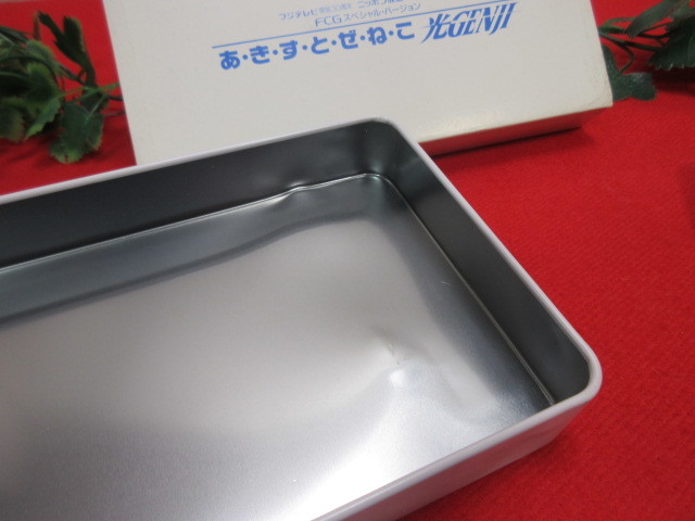 6OH827 VHS 光GENJI【 あきすとぜねこ】 FCGスペシャルバージョン 缶ケース 非売品の画像4