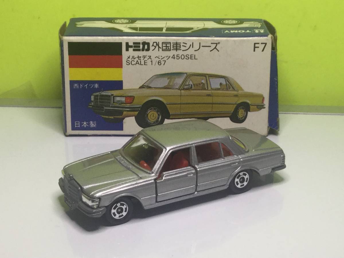 Yahoo!オークション - トミカ 青箱 輸出 メルセデス ベンツ450SEL 日本製