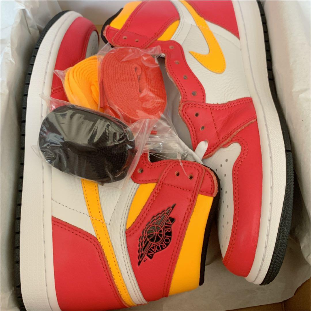 NIKE AIR JORDAN 1 RETRO HIGH OG Light Fusion Red 28.5cm ナイキ エア ジョーダン レトロ ハイ フュージョン レッド US10.5