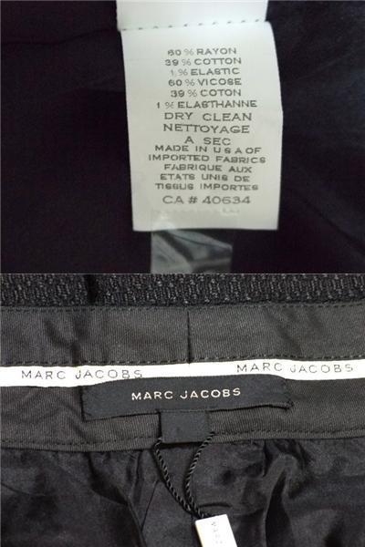 MARCJACOBS マークジェイコブス アパレル レディースストレートパンツ ブラック サイズ：4 W2733490_画像3