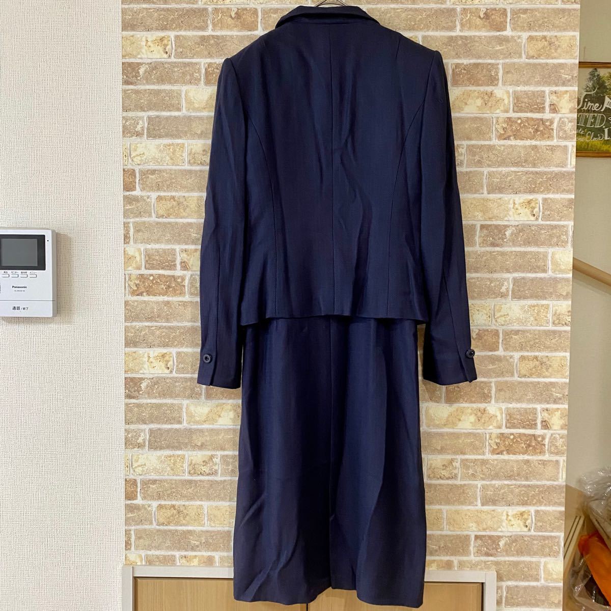 miss ashida ミスアシダ セットアップ ジャケット ワンピース 紺