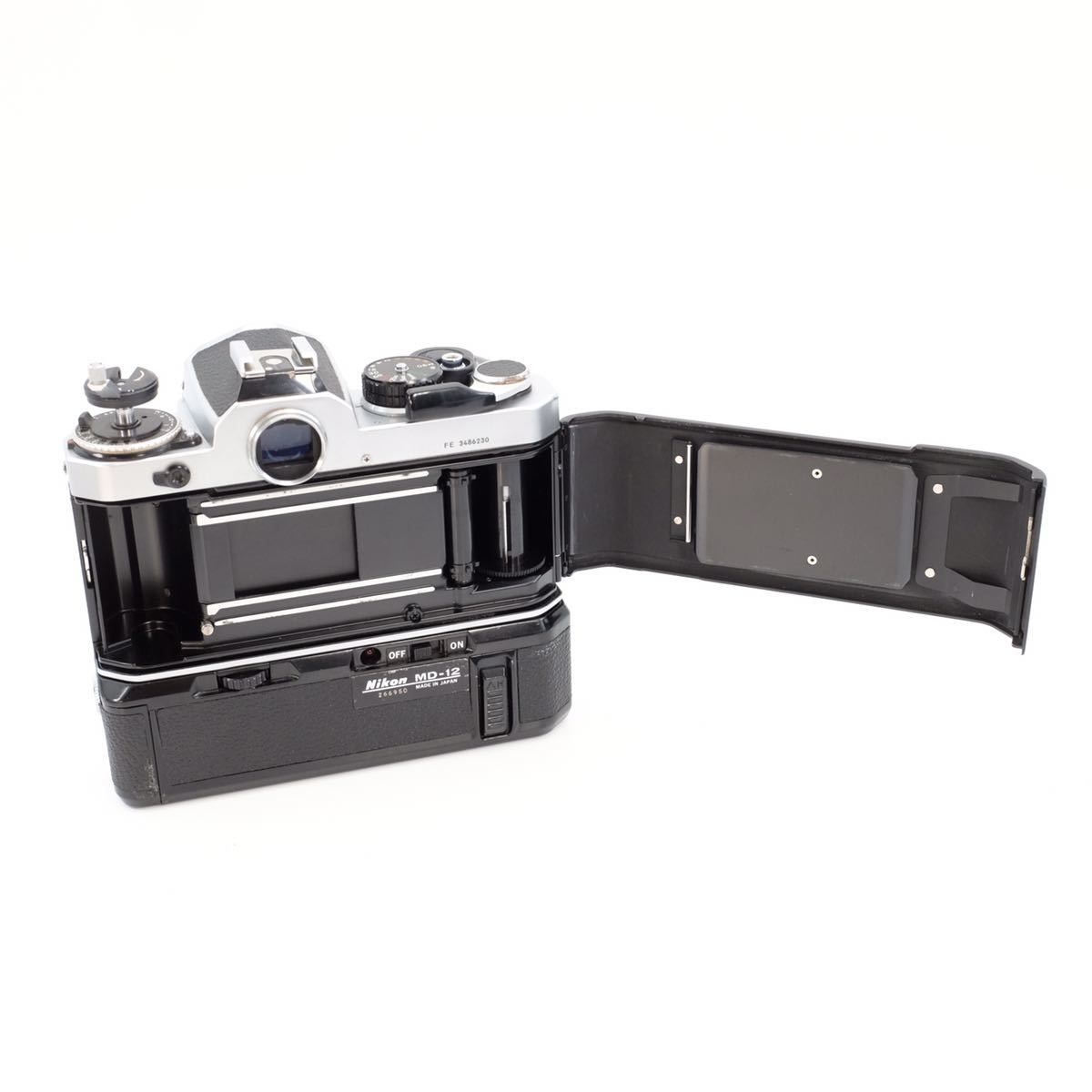 Nikon ニコン FE +MD-12モータードライブ 一眼レフフィルムカメラ