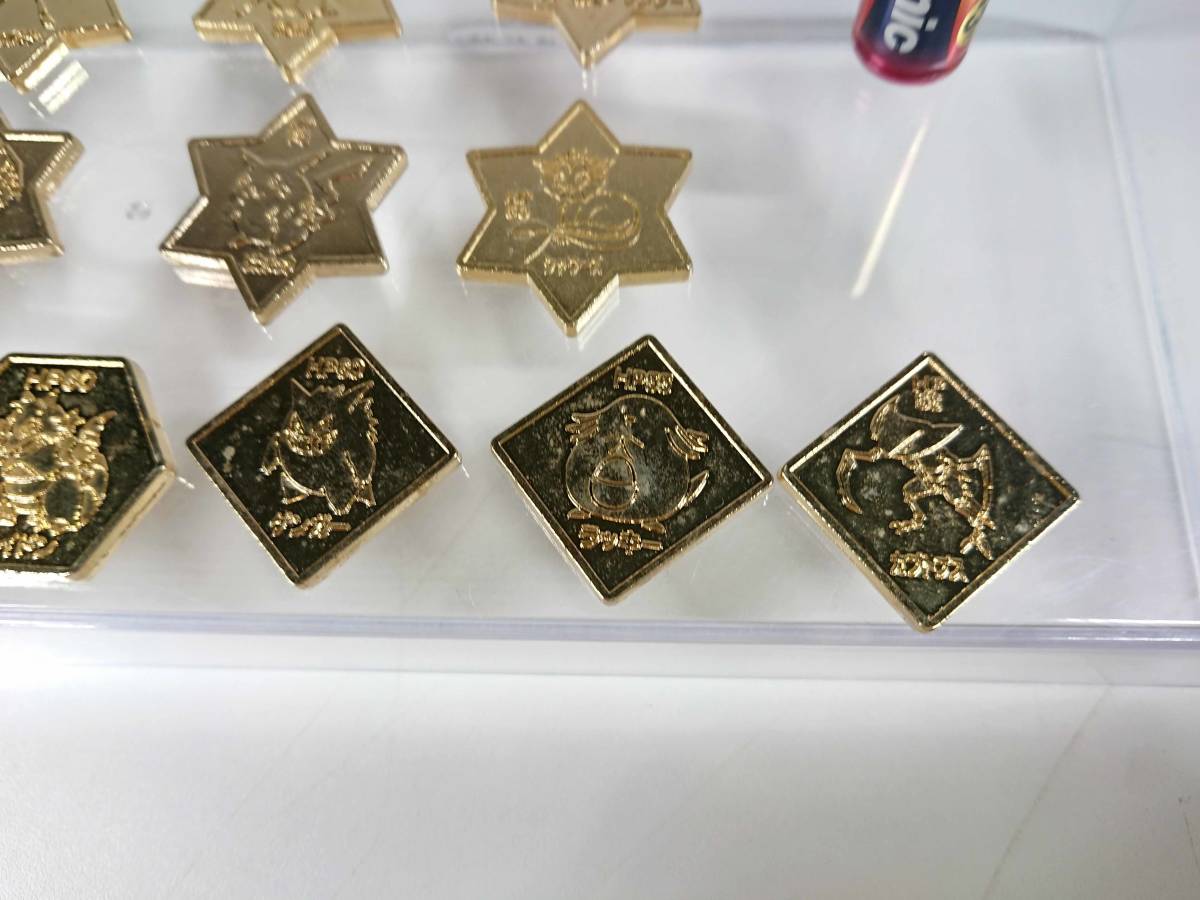 ポケモン バトルメダル コイン ゴールド金×15枚 初期 任天堂