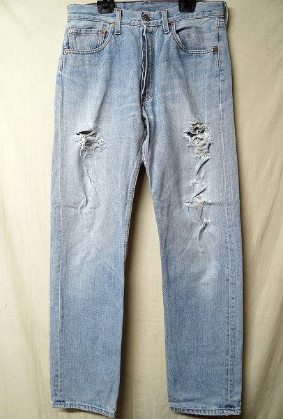 現品限り一斉値下げ! ◇色落ち・クラッシュ◇Levi's 米国製◇W32
