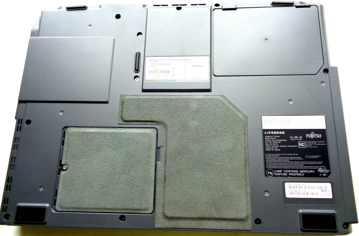 何でも揃う Core2Duo, A6110 Lifebook 英語版 富士通 HDD Pro 10