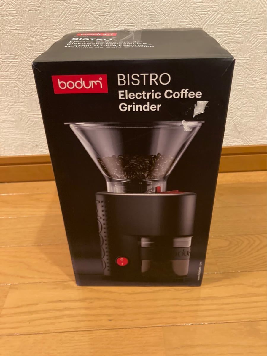 未使用品　bodum グラインダー 電動コーヒーグラインダー 10903-3