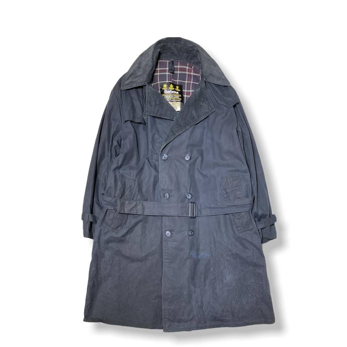 ますので┪ 90s c38 Barbour trench coat バブアー トレンチコート