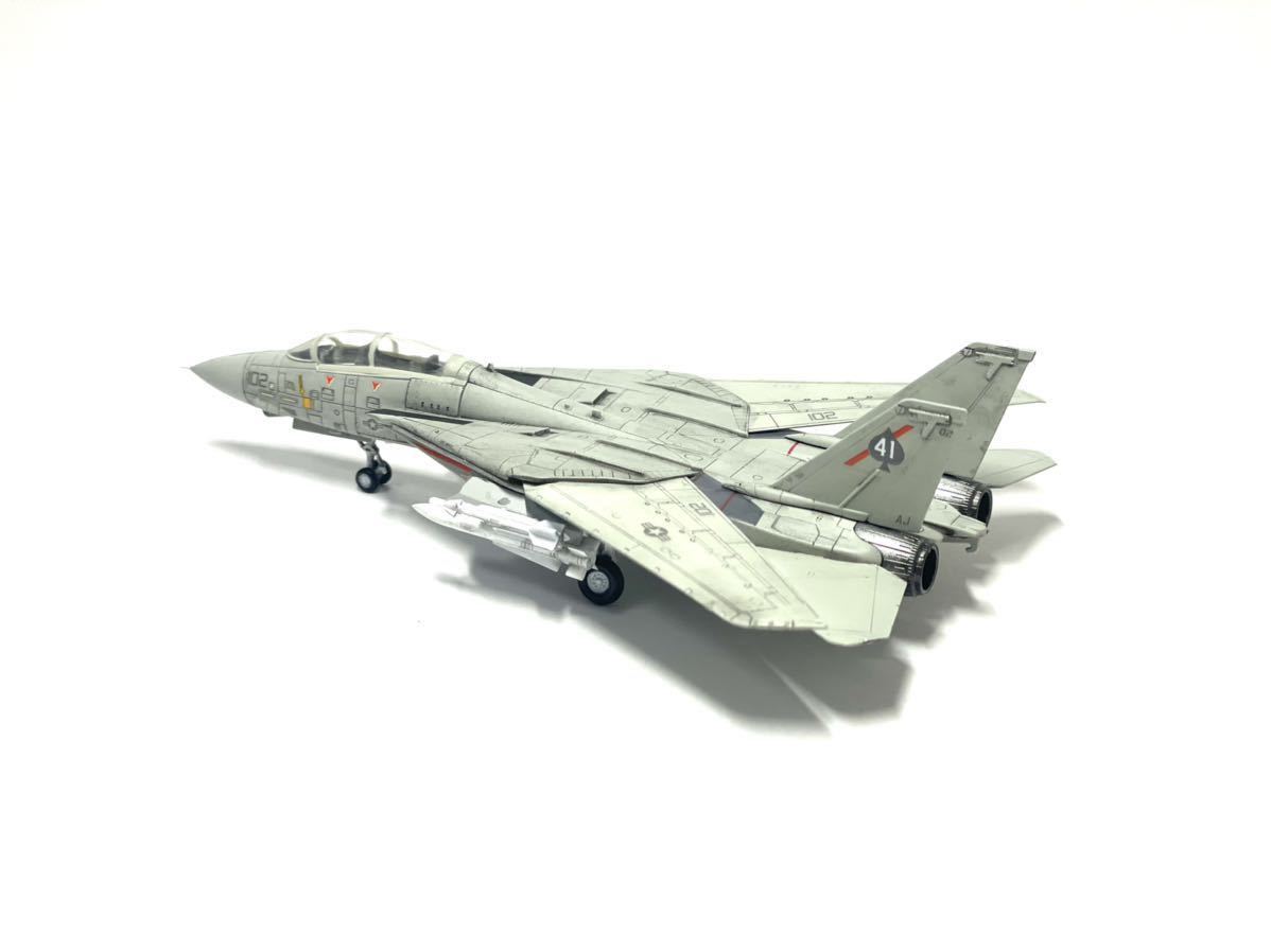 塗装済完成品】F-14 トムキャット VF-41 ブラックエイセス 1/144
