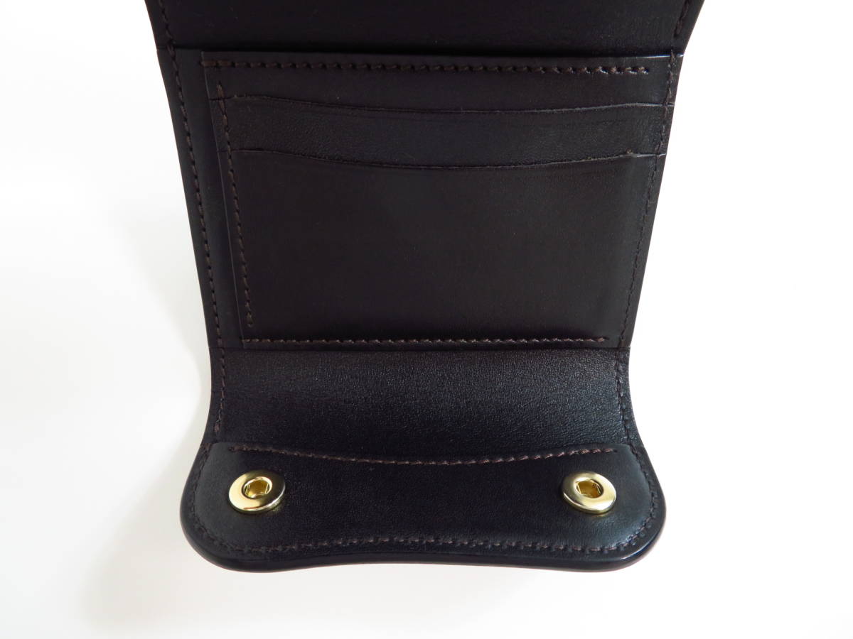 極美品】ワイルドスワンズ ENO イーノ フルグレインブライドル 財布 三