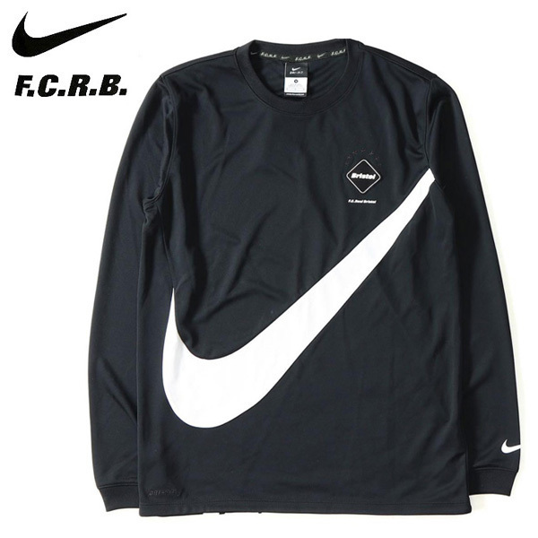 新着 ゲームシャツ 長袖 ナイキ NIKE × FCRB 15AW 極美品！Sサイズ BIG