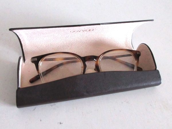 新品 OLIVER PEOPLES オリバーピープルズ Westlyn DM ウェリントン型 彫金 べっ甲 メガネ 眼鏡 サングラス 48□21 145 ケース付 男女着用可_画像9