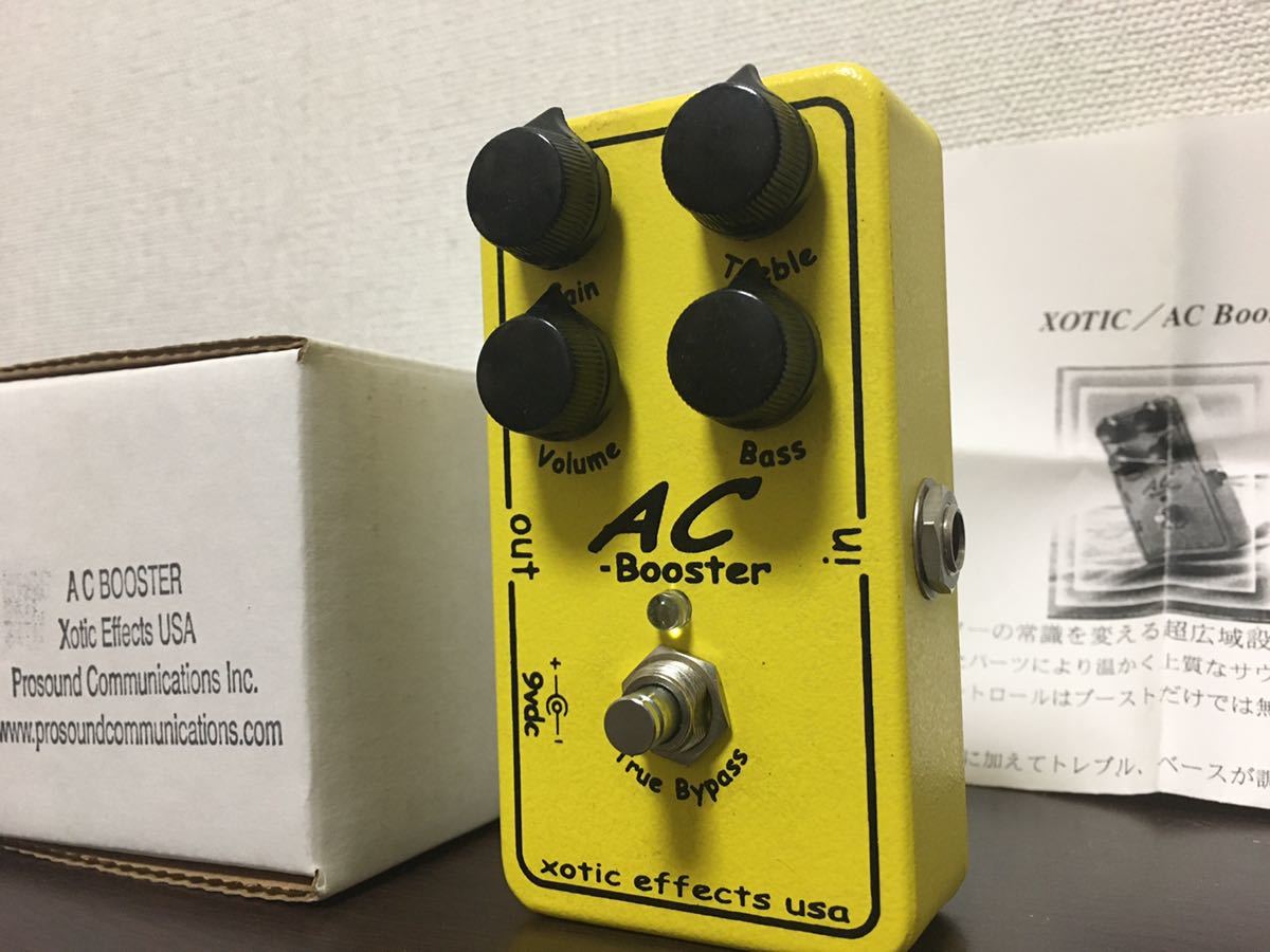 XOTIC / AC Booster エフェクター - 楽器/器材