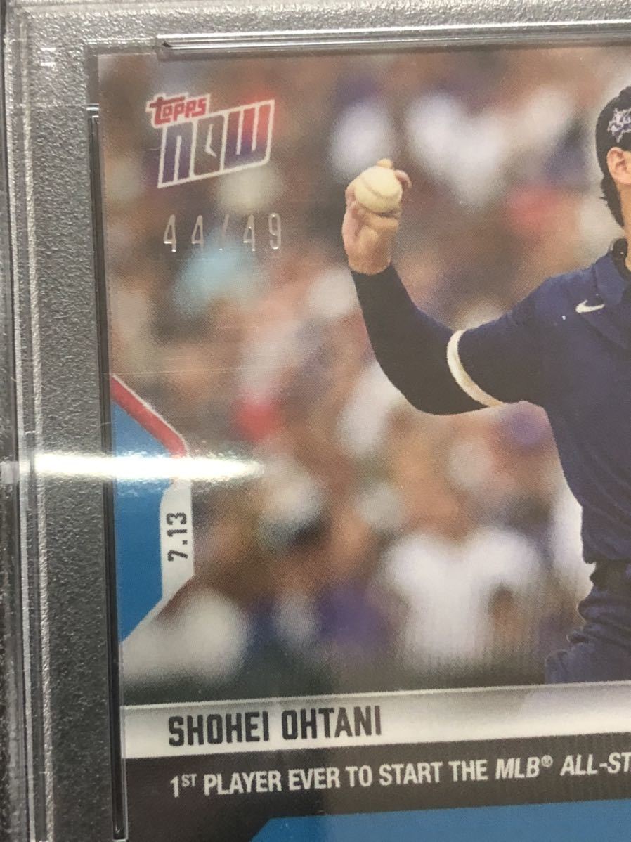 Topps Now 大谷翔平 ブルーパラレル 49シリ PSA9 | samsondental.md
