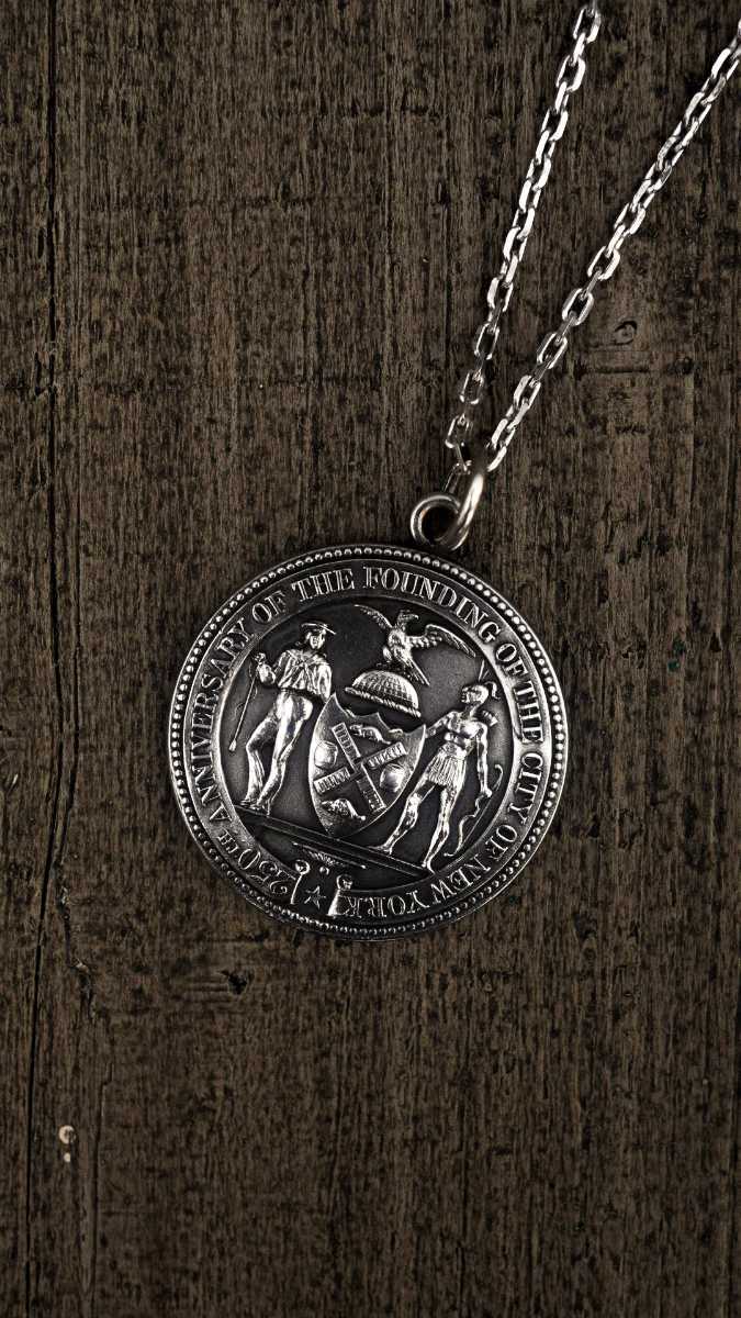 TIFFANY&Co. ティファニー ニューヨークタイムズ アワードメダル ペンダント シルバー ネックレス ヴィンテージ ビンテージ オールド レア