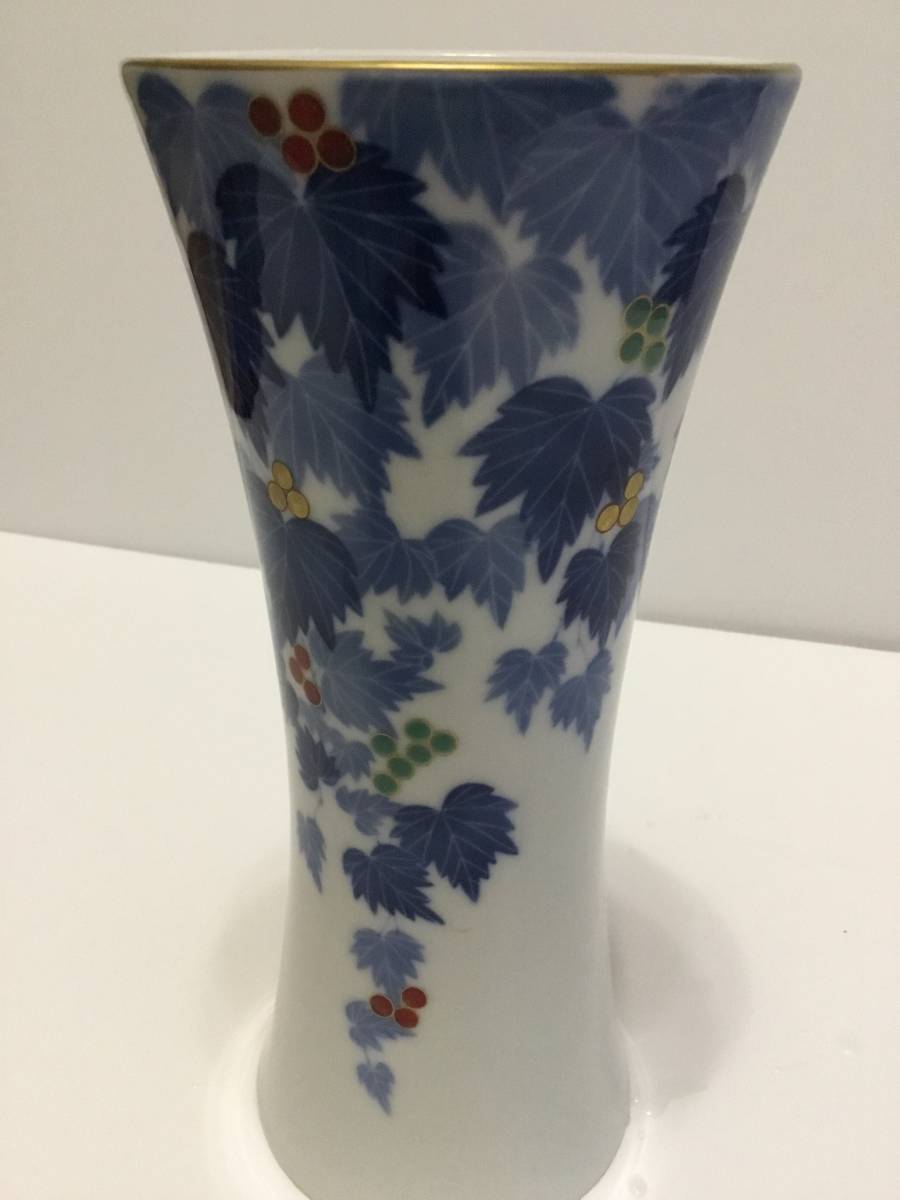 香蘭社　花瓶　花器　スッキリとしたデザインの花入れです。_画像3