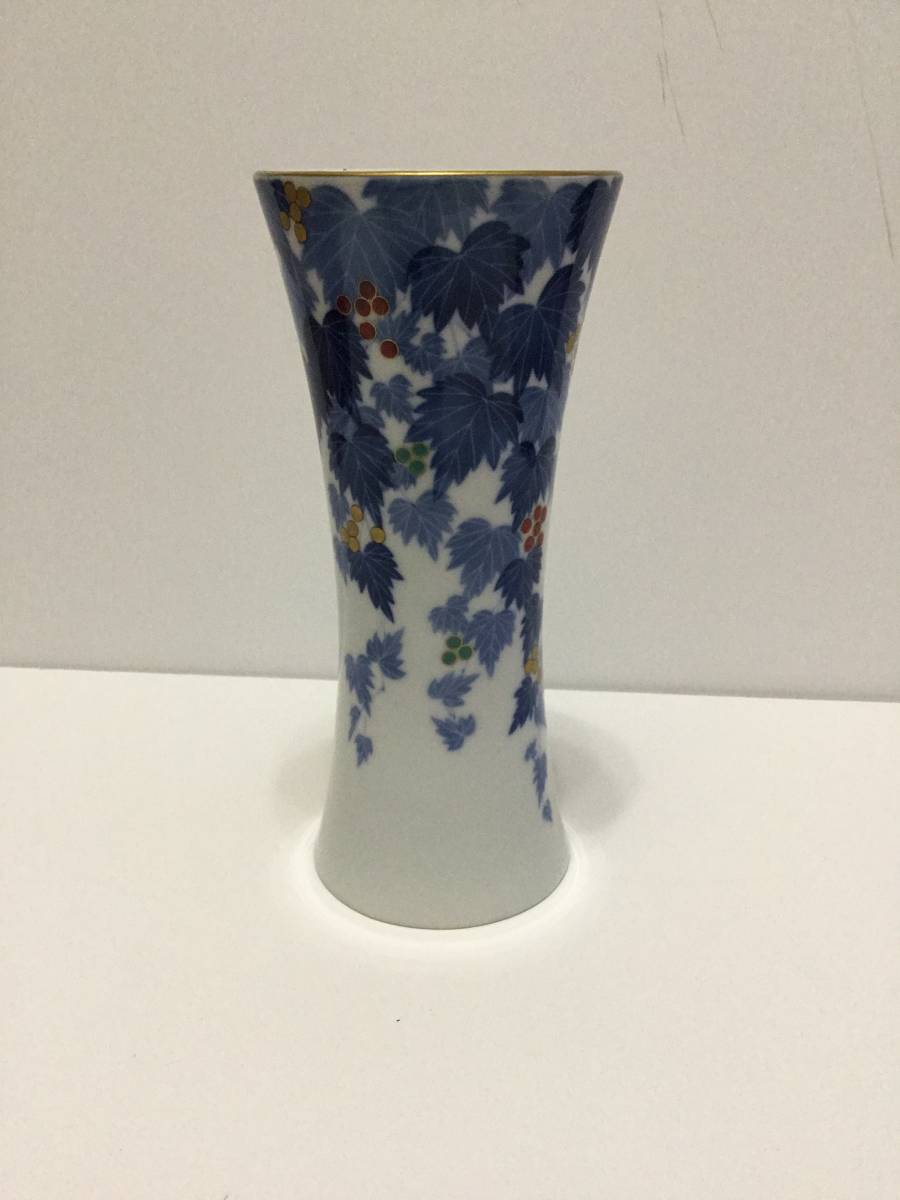 香蘭社　花瓶　花器　スッキリとしたデザインの花入れです。_画像1
