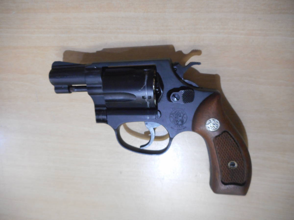 タナカワークス S&W M36 チーフスペシャル 2in ガスリボルバー 木製