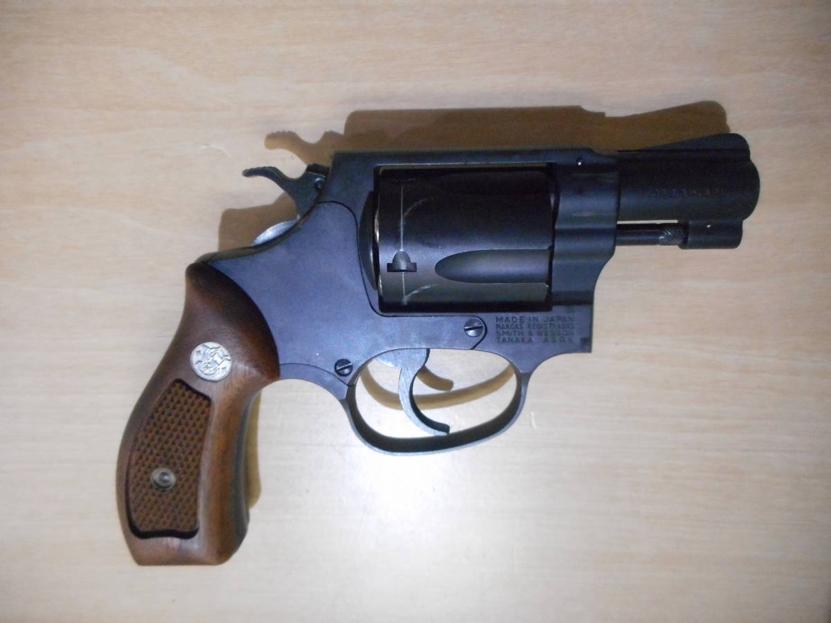タナカワークス S&W M36 チーフスペシャル 2in ガスリボルバー 木製