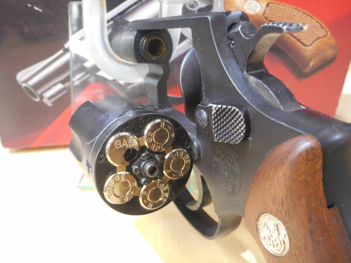 タナカワークス S&W M36 チーフスペシャル 2in ガスリボルバー 木製