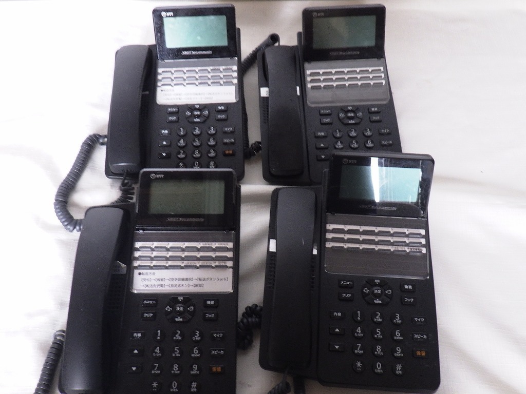 ■NTT ビジネフォン5点セット　N1S-ME-(E1)　主装置 +A1-(18)STEL-(2)(K)18ボタンスター標準電話機(黒)×4台 (K0330R調)_画像8