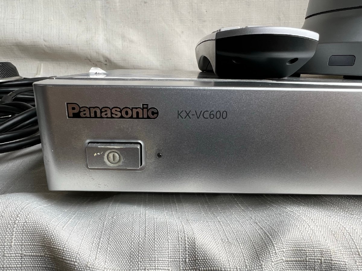 ☆送料無料！Panasonic KX-VC600 /GP-VD130/XK-VCA001/会議システム/リモコン付/簡単動作チェックOK【B0516R3】_画像3