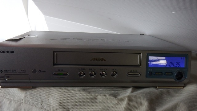 * TOSHIBA Toshiba кассета VTR видеодека VHS Hi-Fi A-B10 2000 год производства б/у товар [180713]