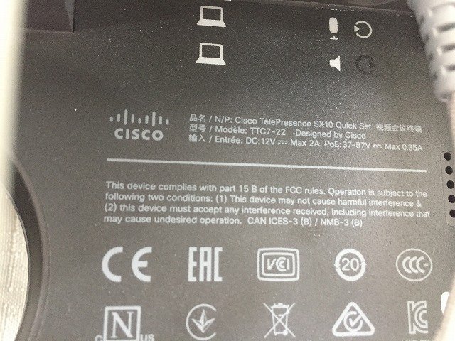 ○送料無料!CISCO/シスコ テレビ会議システム TTC7-22/TTC5-06 / TTC5