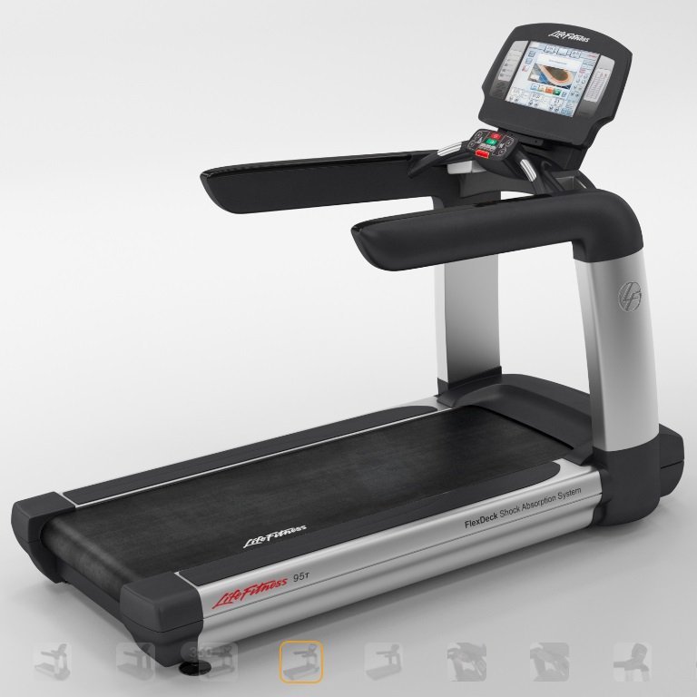 ■LIFE FITNESS 95T トレッドミル ランニングマシン 60Hz西日本専用Zホテル/ジム/ 埼玉県坂戸市発　値段交渉OK【B0609Z2】_メーカー画像