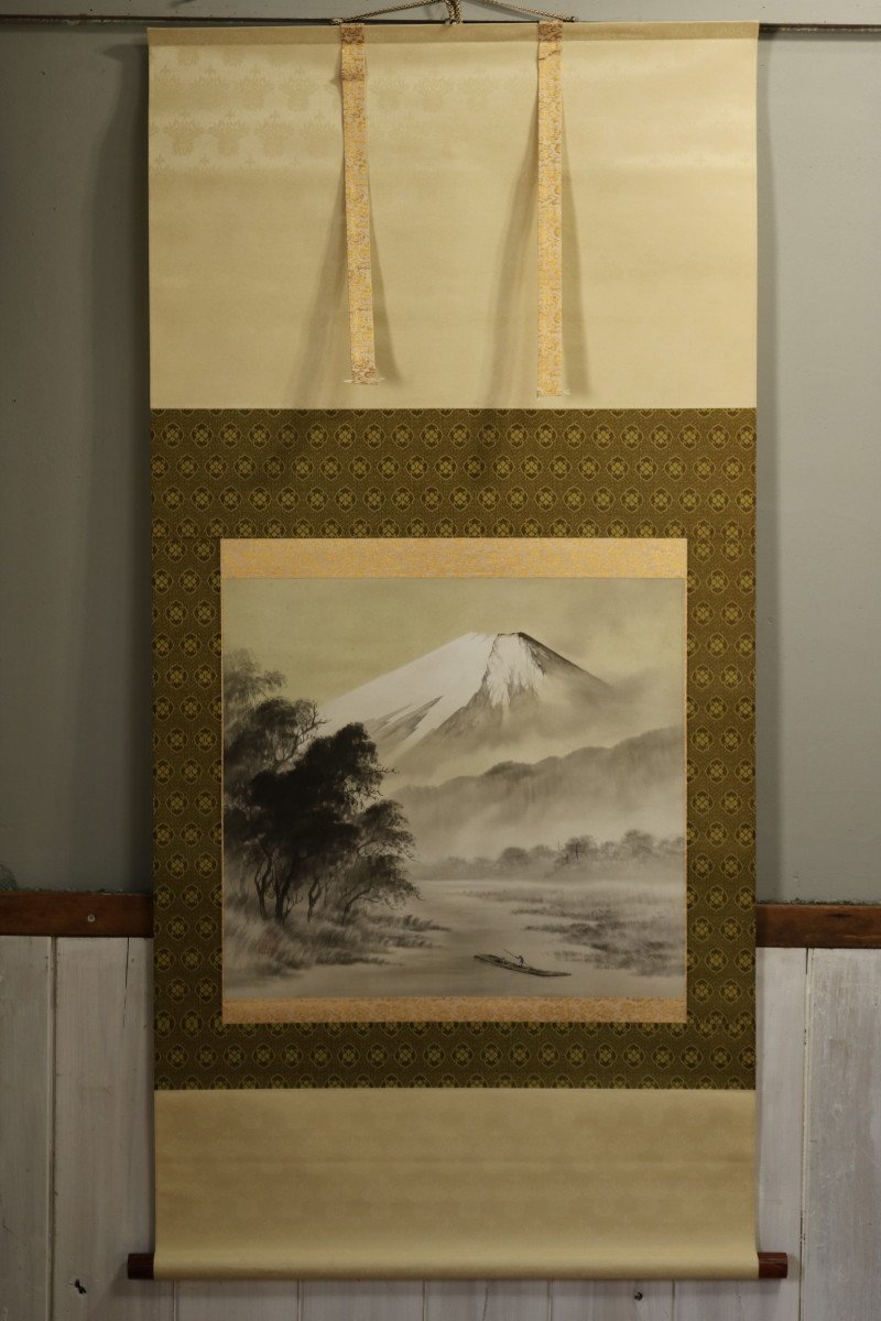 Yahoo!オークション - T316 掛軸/藤本関山/水墨山水/共箱/絹本 Yahoo!オークション - T316 掛軸/藤本関山/水墨山水/共箱/絹本