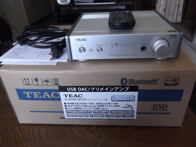 超美品】TEAC AI-301DA-SP スペシャルパッケージ版 2020年製 長期
