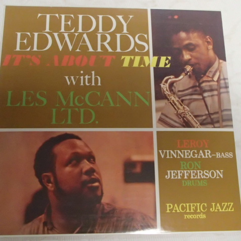 TEDDY EDWARDS with LES McCANN　テディ・エドワーズ　　レス・マッキャン　/　IT'S ABOUT TIME_画像1