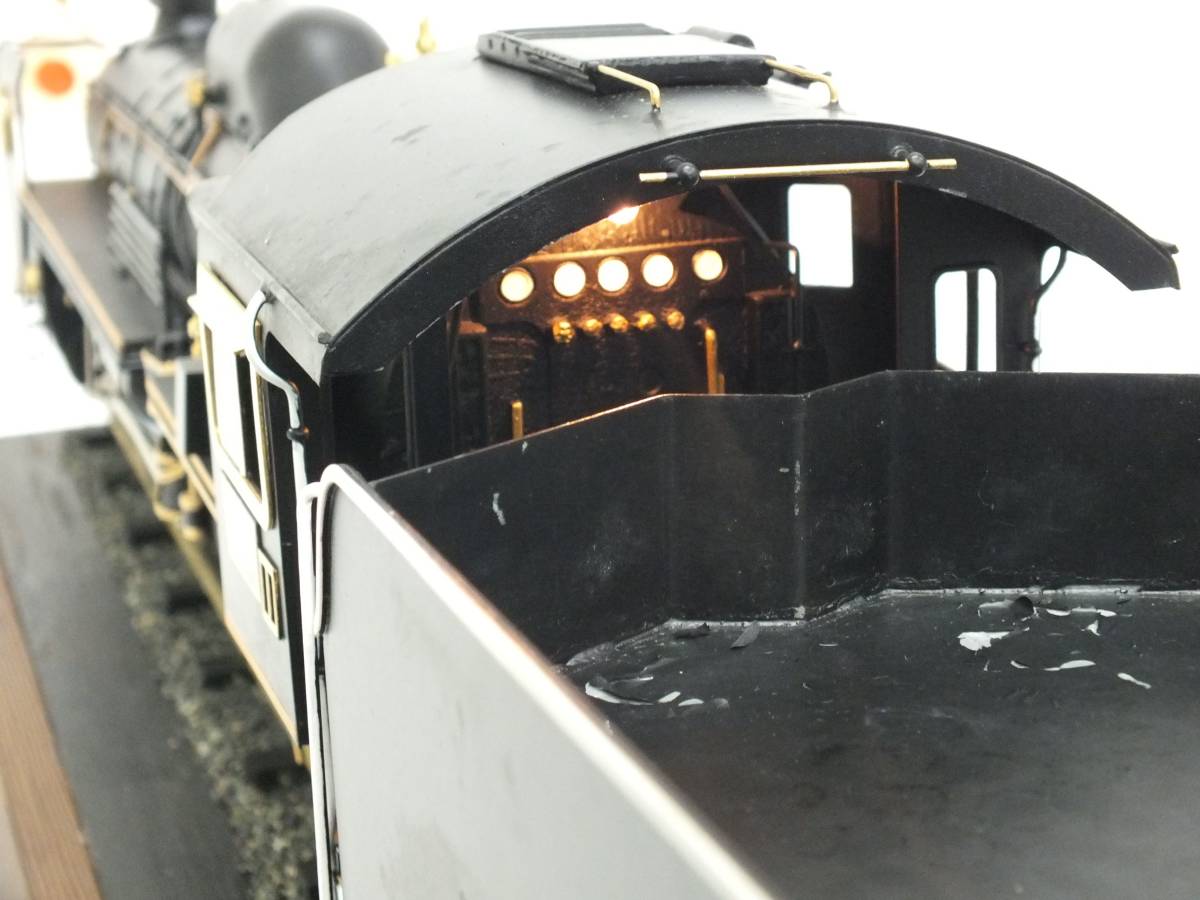 C57型 模型機関車 全長約80cm 精巧 鉄道模型 車輪回転 ライト点灯 国鉄 