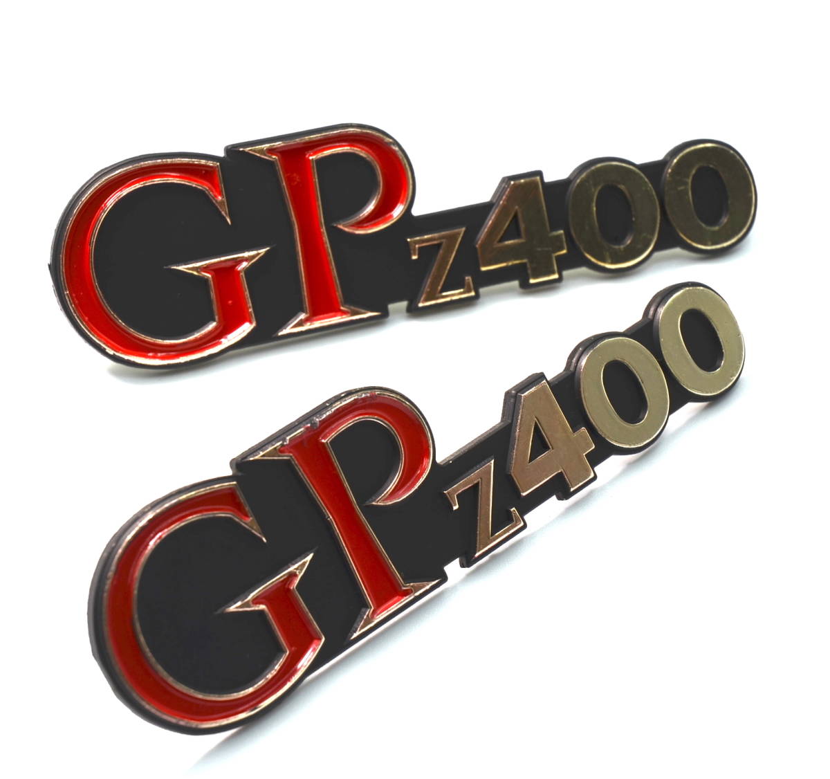 Z400GP 新品 サイドカバーエンブレム 送料¥275 検/GPZ Z250FT Z400FX ゼファー400 Z1 Z2 KAWASAKI 当時 旧車 希少 CBX Z1GS GT380 ホークの画像2