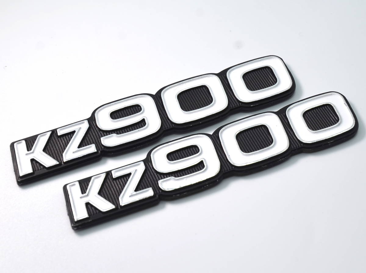KZ900 サイドカバーエンブレム 新品 検/Z400FX Z500 Z550 ゼファー Z1 Z2 MK2 Z1R XJ XJR ヨシムラ キジマ BEET 当時物 旧車_画像2
