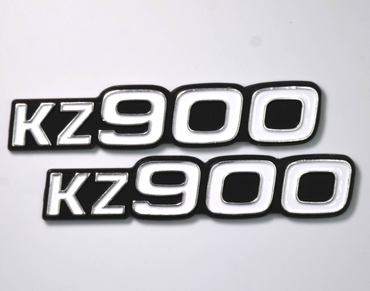 KZ900 サイドカバーエンブレム 新品 検/Z400FX Z500 Z550 ゼファー Z1 Z2 MK2 Z1R XJ XJR ヨシムラ キジマ BEET 当時物 旧車_画像1