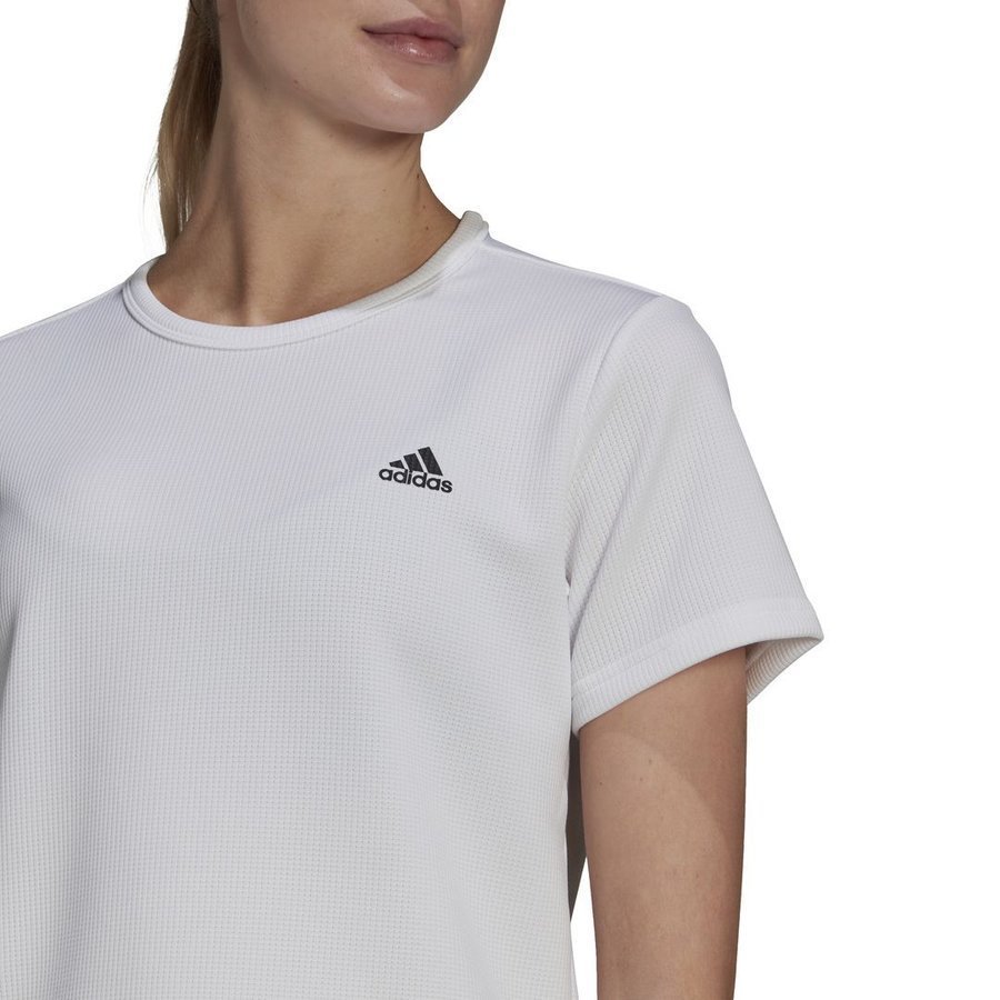 ADIDAS アディダス レディース ワッフルTシャツ ホワイト サイズXL AEROREADY/GQ0612/AT610★送料360円_画像7