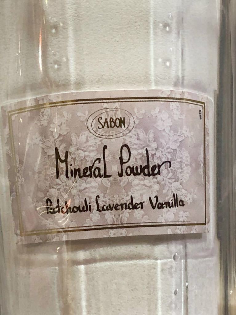 SABON mineral powder Pachi .li* lavender * vanilla 260ml