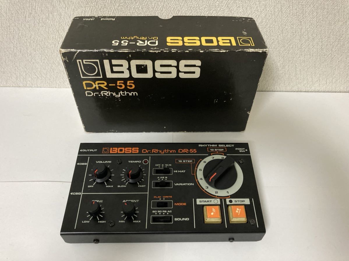 ンプレート ヤフオク! BOSS DR-55 アナログリズムボックス Dr.Rh