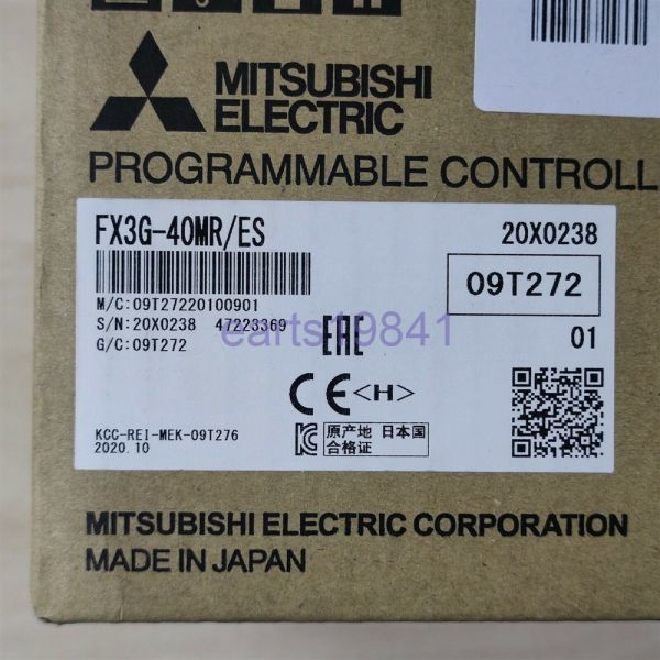新品☆東京発☆可 MITSUBISHI/三菱 PLC CPU装置 FX3G-40MR/ES☆６ヶ月保証