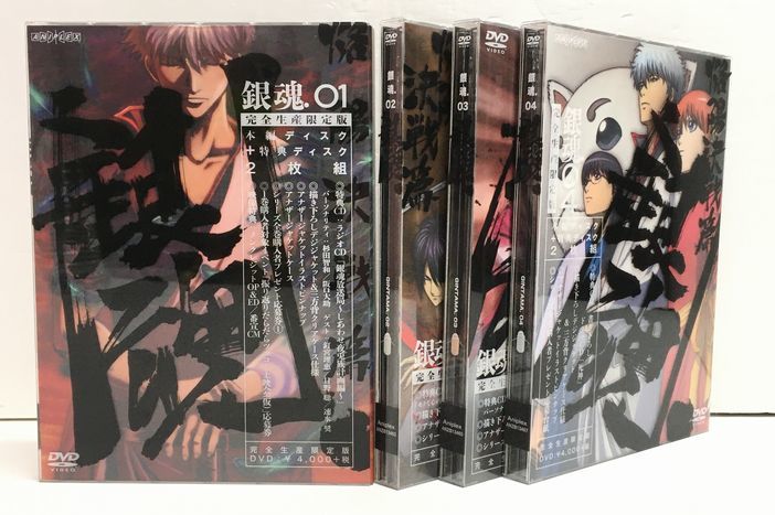 銀魂 DVD 1.2.3.4 全巻セット+CD+クリアコレクション等まとめ売り