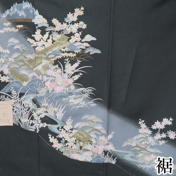 新企画の-ヤフオク! - きもの北條 特選 童子の•図 汕頭刺繍 スワトウ