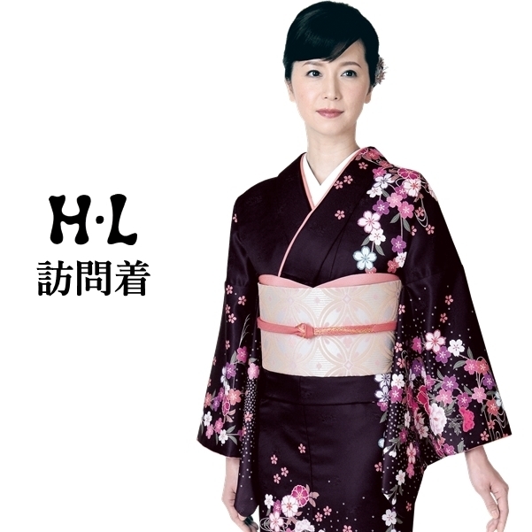 人気のファッションブランド! ⭐振袖セット 桜柄 ピンク 黒地