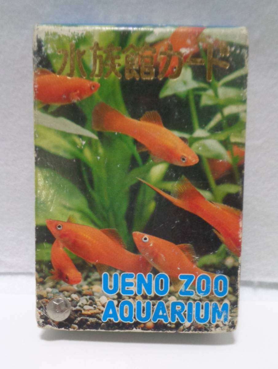 ★レトロ☆CARD★珍品「[送料370円] 上野動物園水族館 水族館カード 11.5×8cm 東京動物園協会 降旗美術印刷株式会社」当時物 現状渡し_画像1